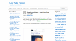 Desktop Screenshot of fadehairstyle.com